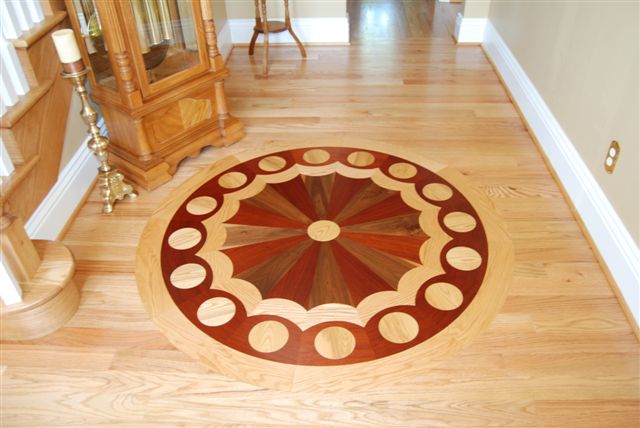 Red Oak with Medallion Floor