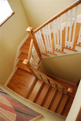 Oak Stairs and Railings